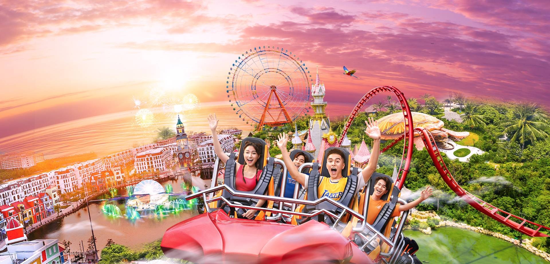 ĐẢO NGỌC PHÚ QUỐC CÂU CÁ – LẶN NGẮM SAN HÔ SUNSET TOWN – GRAND WORLD